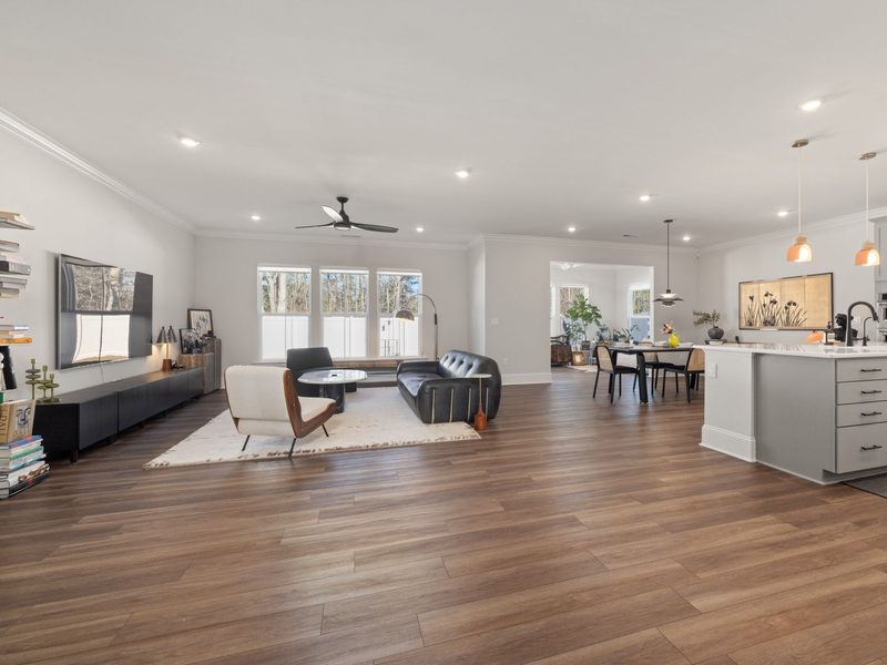 Scandinavian-style HDB living room renovation by Studio Lumen.