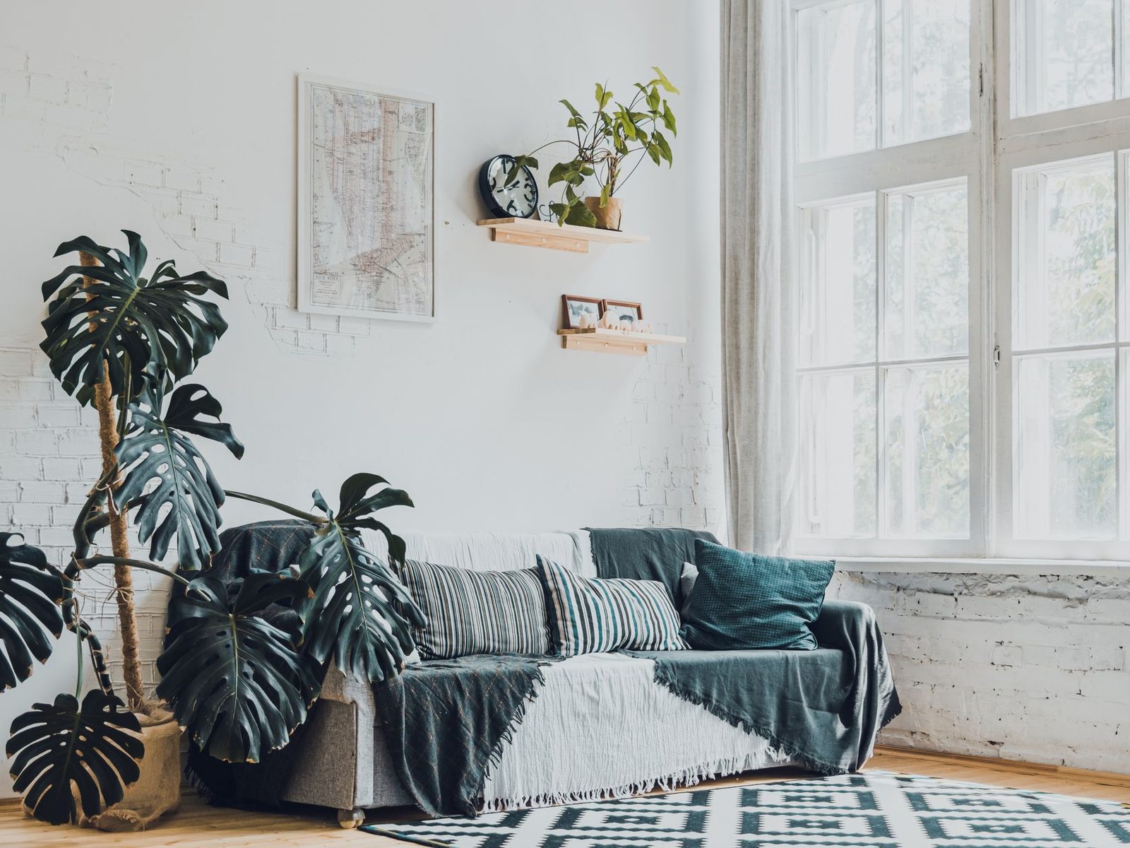 Warm, newly renovated HDB living room with natural light.